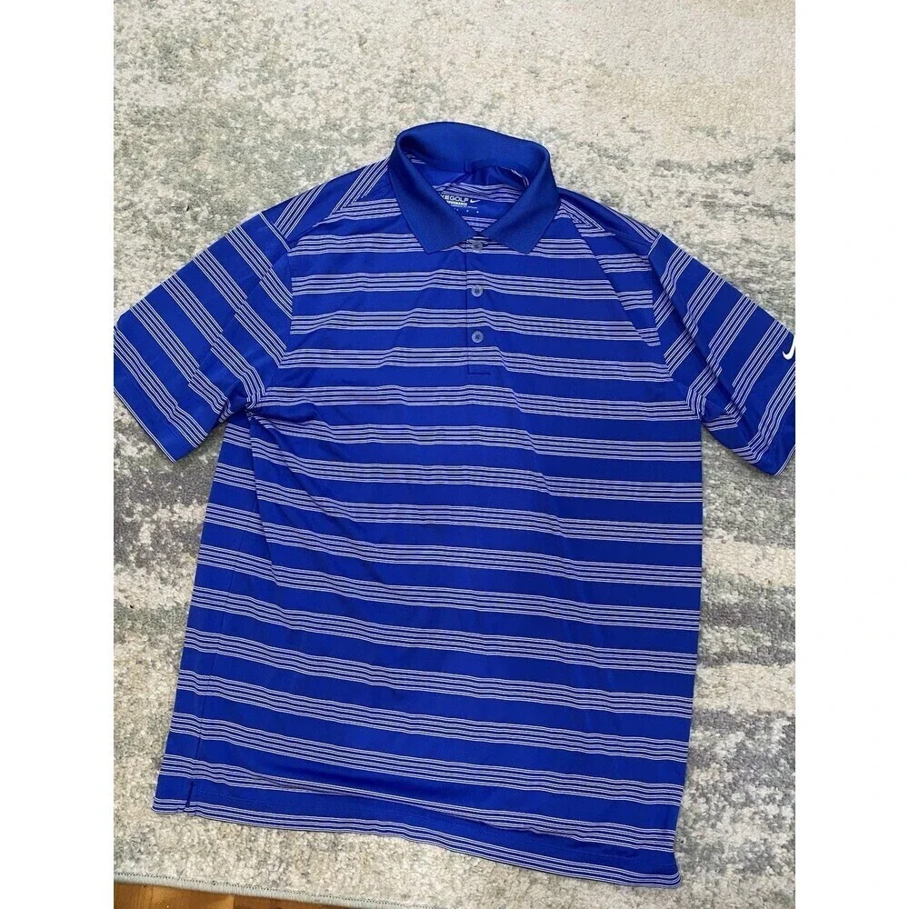Lot (9) GOLF POLOS - Adidas, Izod, Nike - Size Large - Nike Golf Mock Neck